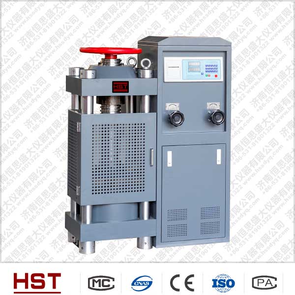 YES路面磚壓力試驗機，燒結路面磚壓力試驗機